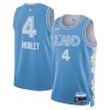 Cleveland Cavaliers Evan Mobley Nike 2024-25 City Edition Sininen Pelipaidat Swingman - Miesten